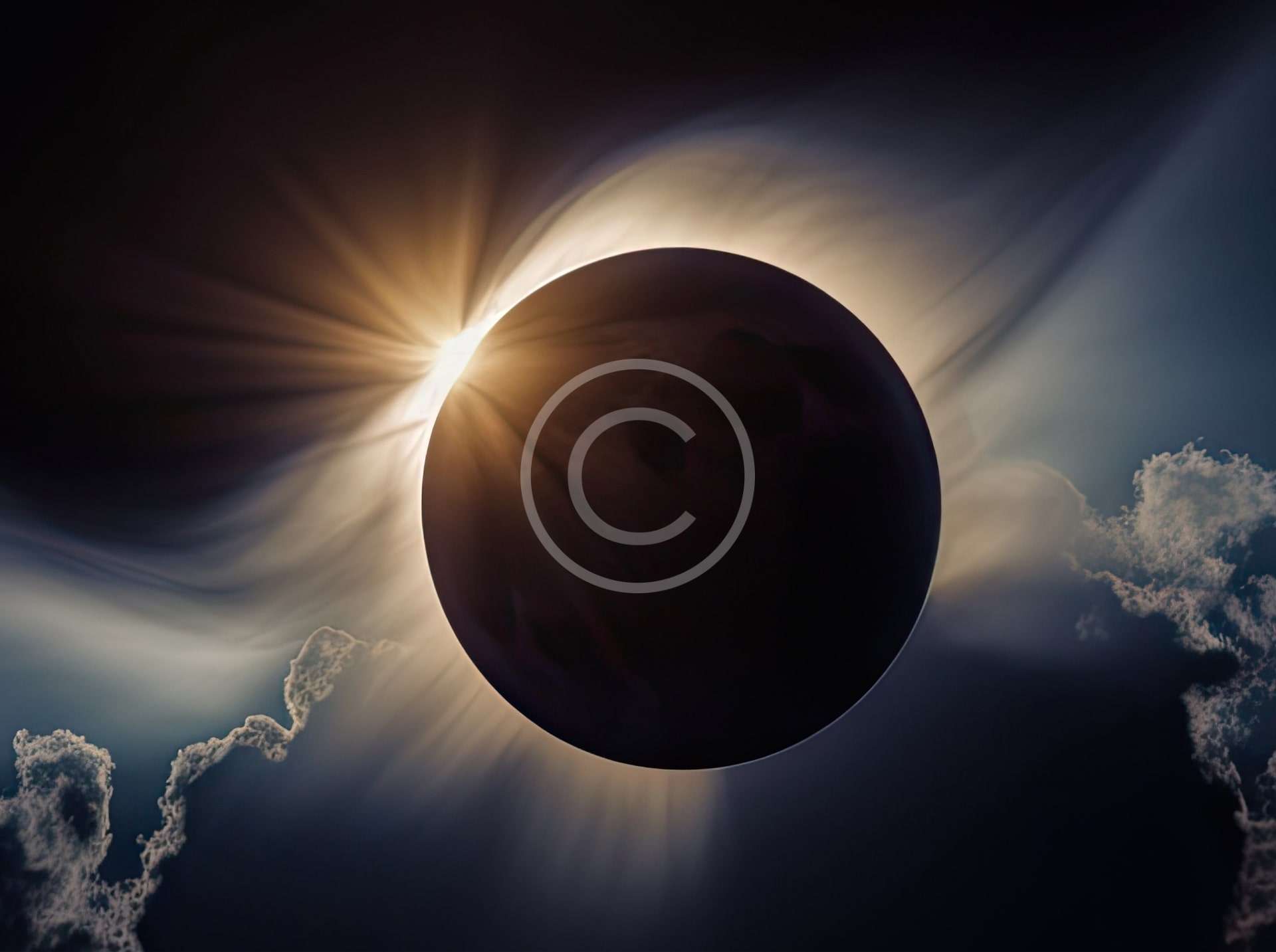 Solar eclipse broadcast